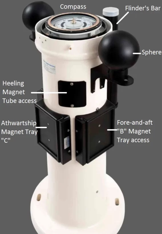 Magnetic-Compass-Binnacle-with-Correctors