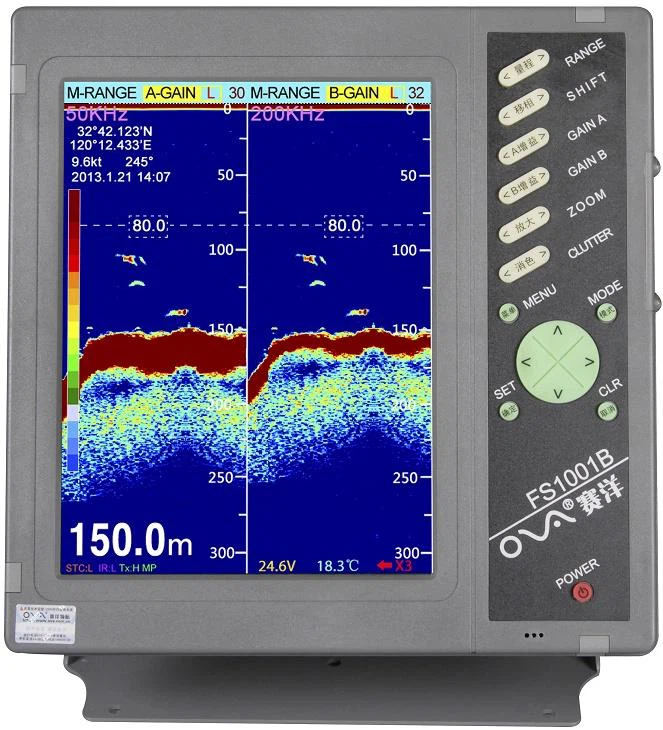 Commercial Fish Finder, Fish Detection Technology, High-Resolution Display, User-Friendly Controls, Rugged Design