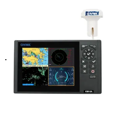 Onwa KM-8A 8-inch Color TFT LCD GPS Chart Plotter with Class B+ AIS Transponder MFD