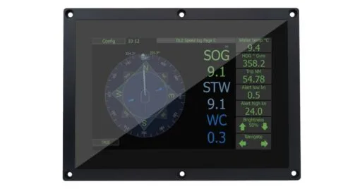 SKIPPER EML1200 dual axis speed log
