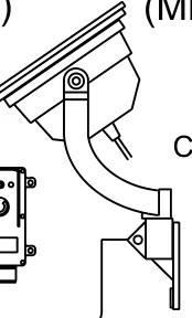 YDK Technologies KX213 Tilting Bracket Installation Diagram for Gyro Repeaters