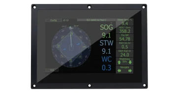 SKIPPER EML1200 dual axis speed log — marine navigation equipment — Seanav Marine